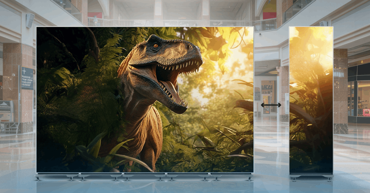 City LED billboards